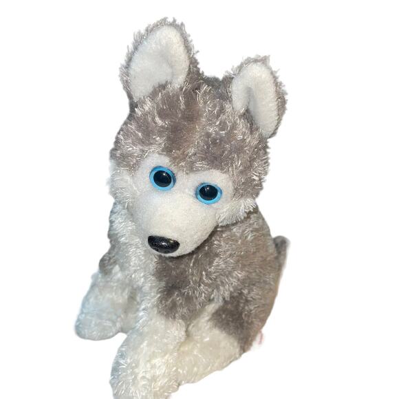 Ty Plush Husky Dog Pup Sledder Alaska Stuffed Animal Nursery Shower Gift 7" - Picture 2 of 10